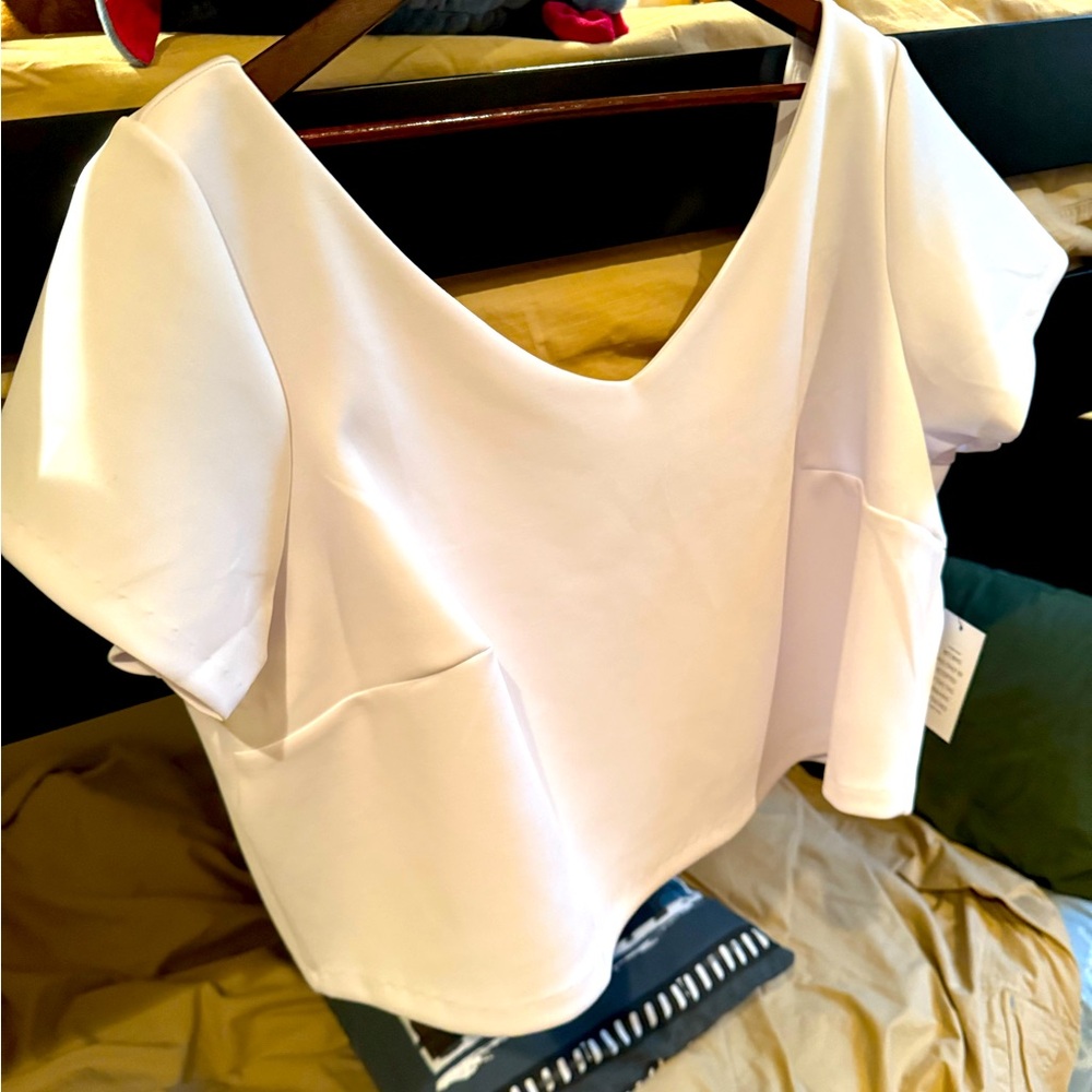 Elegant White Women's Top